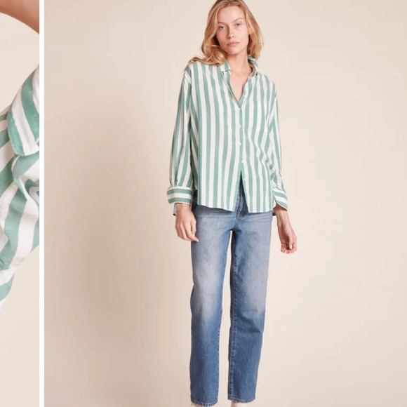 Trovata Tops - Trovata Blake oversized shirt - arbor stripe - medium